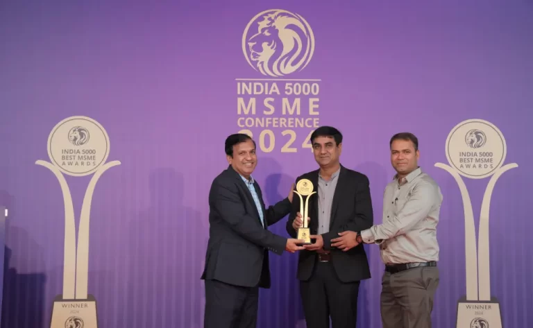 Winner of India 5000 MSME Awards organized